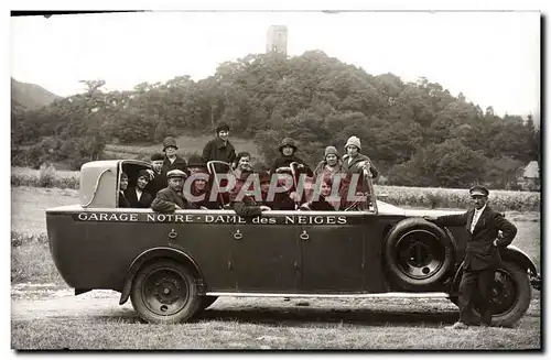 CARTE PHOTO Autobus Garage Notre Dame des Neiges