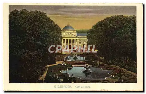 Cartes postales Wiesbaden Kurhausplafz