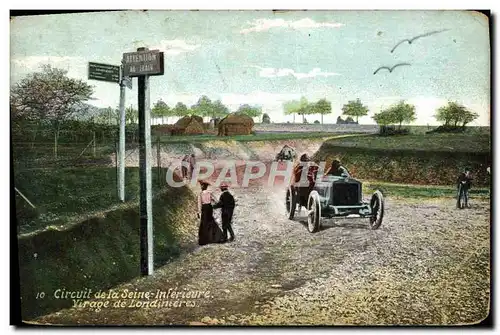 Cartes postales Automobile Circuit de la Seine Inferieure Virage de Londinieres