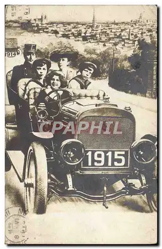 Cartes postales Automobile Enfants Militaria