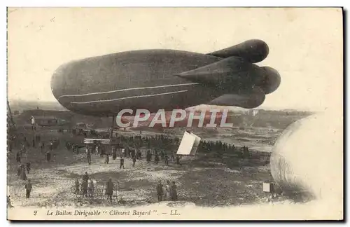 Cartes postales Avion Aviation Zeppelin Dirigeable Clement Bayard