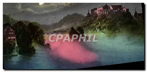 Cartes postales Rheinfall Mit Schloss Laufen