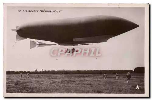 Cartes postales Aviation Zeppelin Dirigeable Republique
