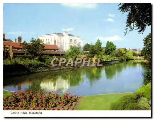 Cartes postales moderne Castle pool Hereford