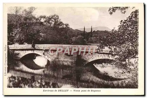 Cartes postales Environs De Belley Vieux Pont De Bognens