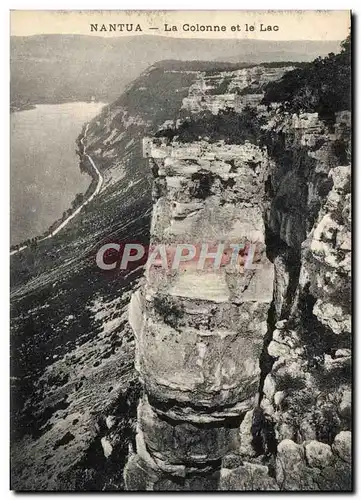 Cartes postales Nantua La Colonne et le Lac