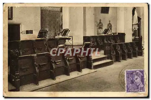 Cartes postales Ambronay Interieur de L&#39Eglise Stalles