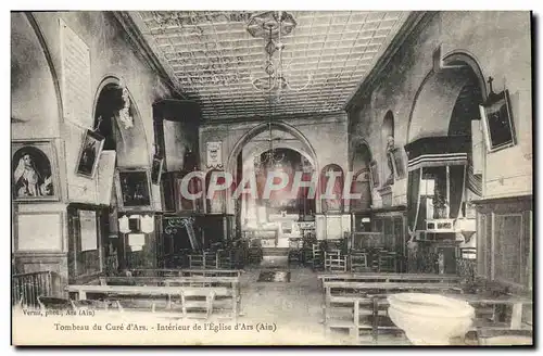 Cartes postales Tombeau du Cure d&#39Ars Interieur de L&#39Eglise