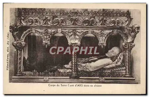 Cartes postales Ars Corps du Saint Cure d&#39Ars Dans sa Chasse