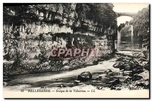 Cartes postales Environs De Bellegarde Gorges de la Valserine