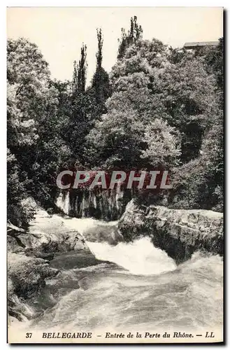 Cartes postales Bellegarde Entree de la Perte du Rhone