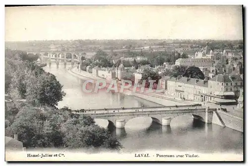 Cartes postales Laval Panorama Avec Viaduc