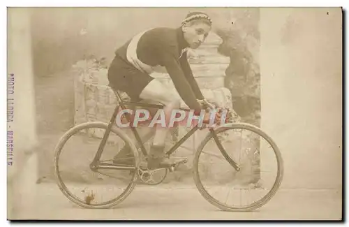 CARTE PHOTO Velo Cycle Cyclisme Llorca Marseille