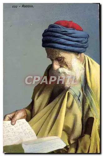 Cartes postales Judaica Juif Rabbin