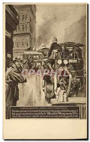 Cartes postales Sapeurs Pompiers