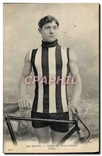 Cartes postales Velo Cycle Cyclisme Sprinter hollandais Stol