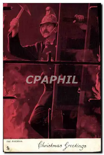 Cartes postales Sapeurs Pompiers The fireman