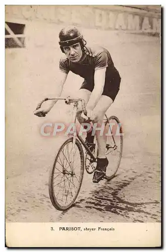 Cartes postales Velo Cycle Cyclisme Parisot stayer francais