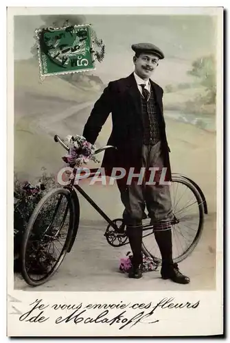 Cartes postales Velo Cycle Cyclisme Homme Malakoff