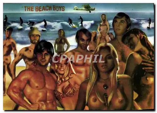 Cartes postales moderne Nu erotique Femme The beach boys Film Stars Ger Van Wulften