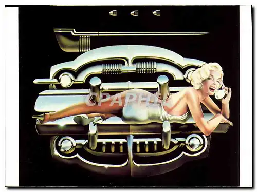 Cartes postales moderne Nu erotique Femme Packard Sandwich Philip Castle