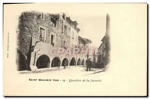 Cartes postales Judaica Juif Saint Maximin Quartier de la Juiverie