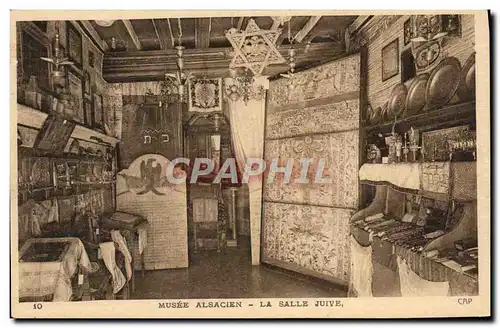 Cartes postales Judaica Juif Strasbourg Musee alsacien La salle juive