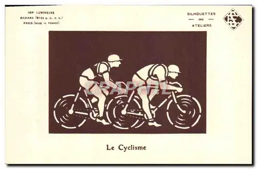 Cartes postales Velo Cycle Cyclisme
