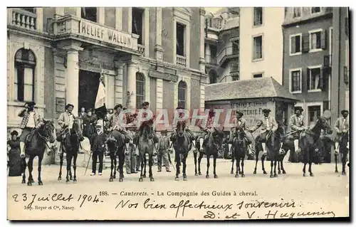 Cartes postales Alpinisme Cauterets La compagnie des guides a cheval TOP