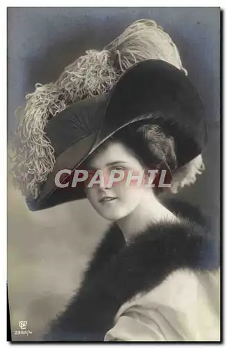 Cartes postales Mode Femme Chapeau