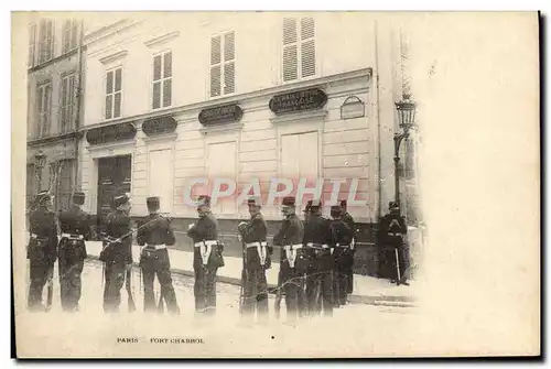 Cartes postales Justice Paris Fort Chabrol Police