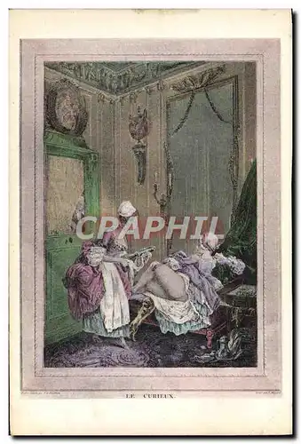 Cartes postales Femme nu erotique Le curieux