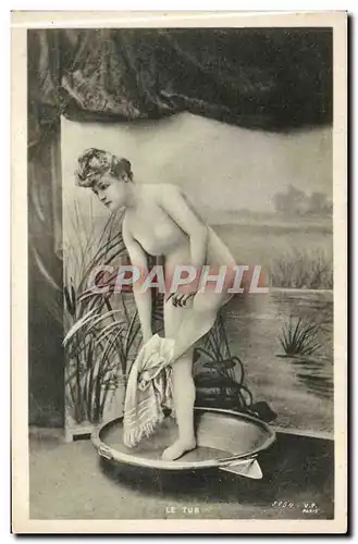 Cartes postales Femme Nu erotique Le tub