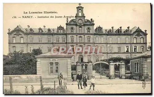 Cartes postales Nancy Institution des jeunes aveugles