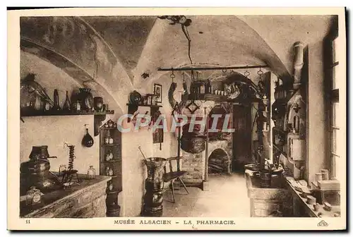 Cartes postales Musee alsacien La Pharmacie