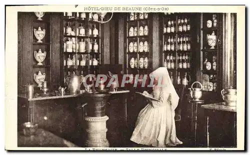 Cartes postales Hotel Dieu de Beaune La Pharmacie Salle principale