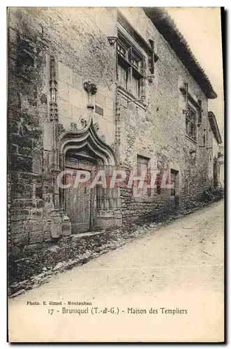 Cartes postales Bruniquel Maison Des Templiers