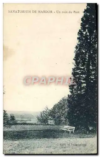 Cartes postales Sanatorium de Mardor Un coin du parc