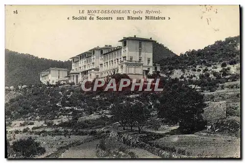 Cartes postales Le Mont des Oiseaux Societe de secours aux blesses militaires