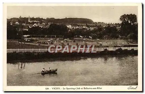 Cartes postales Vichy Le sporting Club et Bellerive sur Allier Tennis