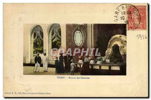 Cartes postales Thermalisme Vichy Source des Celestins