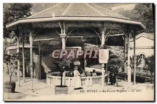 Cartes postales Thermalisme Royat La source Eugenie