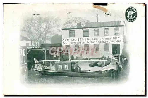 Cartes postales Bateau Carl Meissner