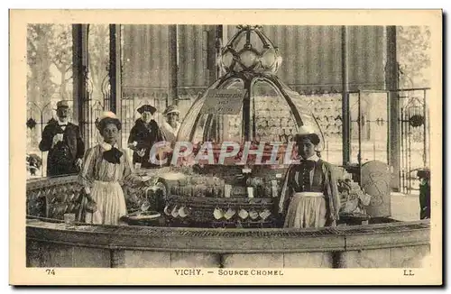 Cartes postales Thermalisme Vichy Source Chomel