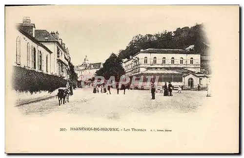 Cartes postales Thermalisme Bagneres De Bigorre Les Thermes Ane Mule