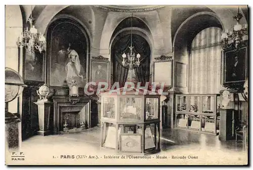 Cartes postales Paris Interieur De I&#39Observatoire Musee Rotonde Ouest