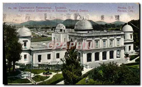 Cartes postales Mexico Observatoire Astronomico Tacubaya Mexique