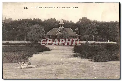Cartes postales Vichy Le Golf Vu Des Nouveaux Parcs