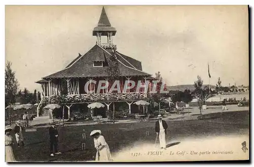 Cartes postales Vichy Le Golf Une partie interessante