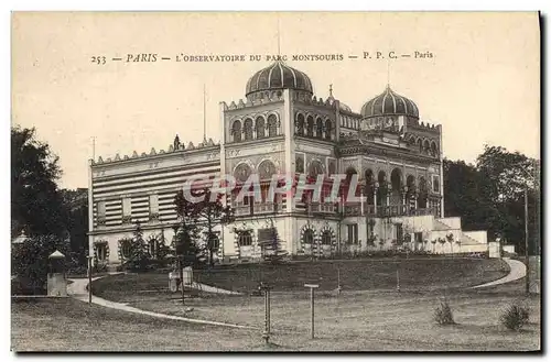 Cartes postales Astronomie Paris Parc Montsouris Observatoire